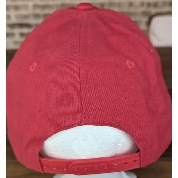 Bud Beer Hat King of Beers Budweiser Cap Snapback Red Adjustable Budweiser Co - Picture 2 of 5